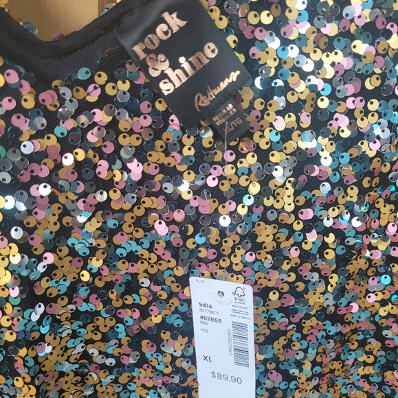 Bnwt reitmans sequin shift dress xl - Picture 3 of 5